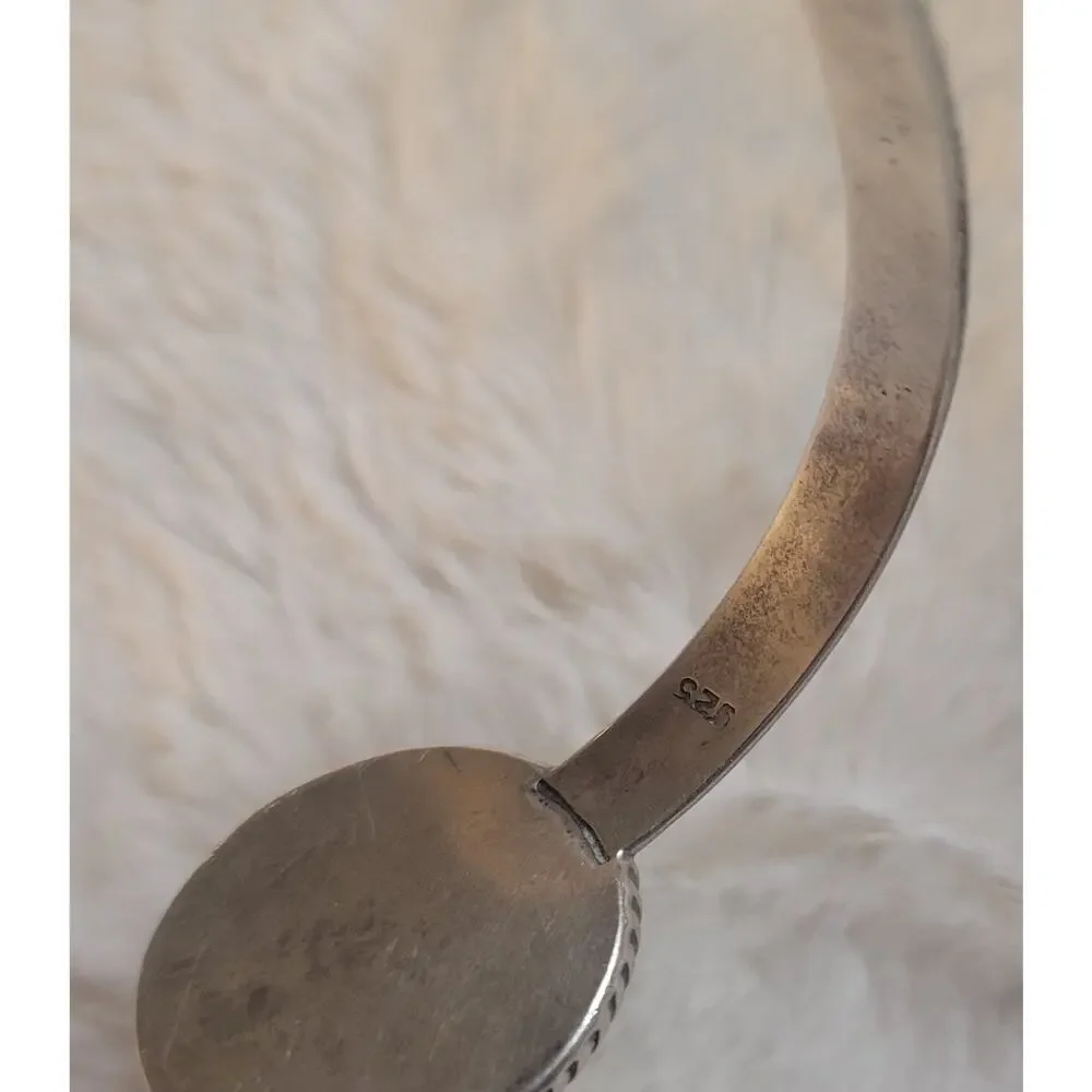 Marked .925 Sterling Silver Cuff Bracelet